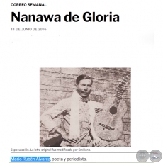 NANAWA DE GLORIA - POR MARIO RUBN LVAREZ - Sbado, 11 de junio de 2016